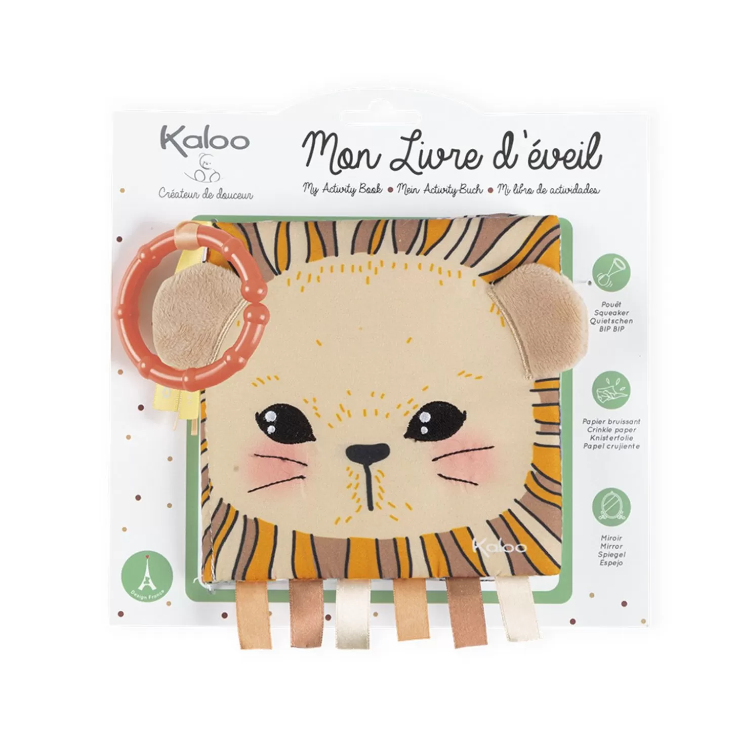 Kaloo Activity Book - The Curious Lion