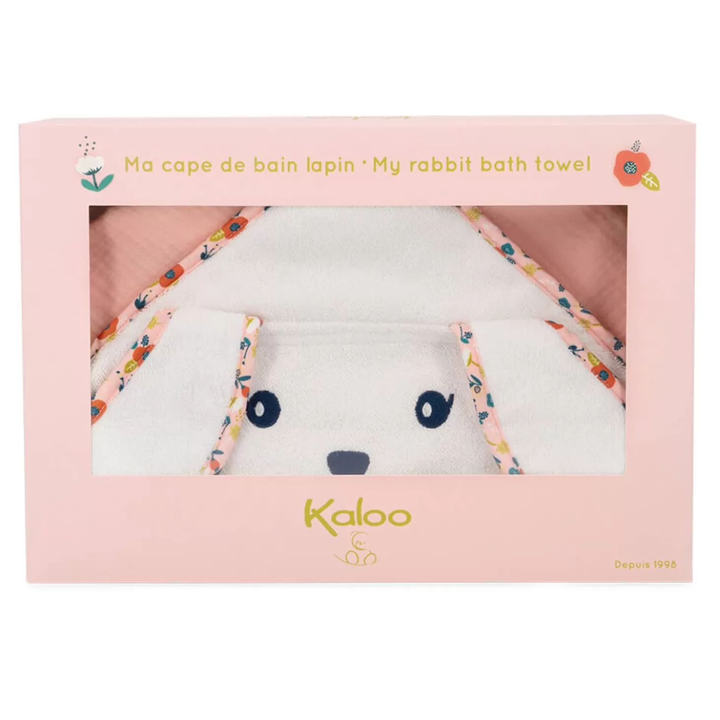 Kaloo Bath Towel Poppy