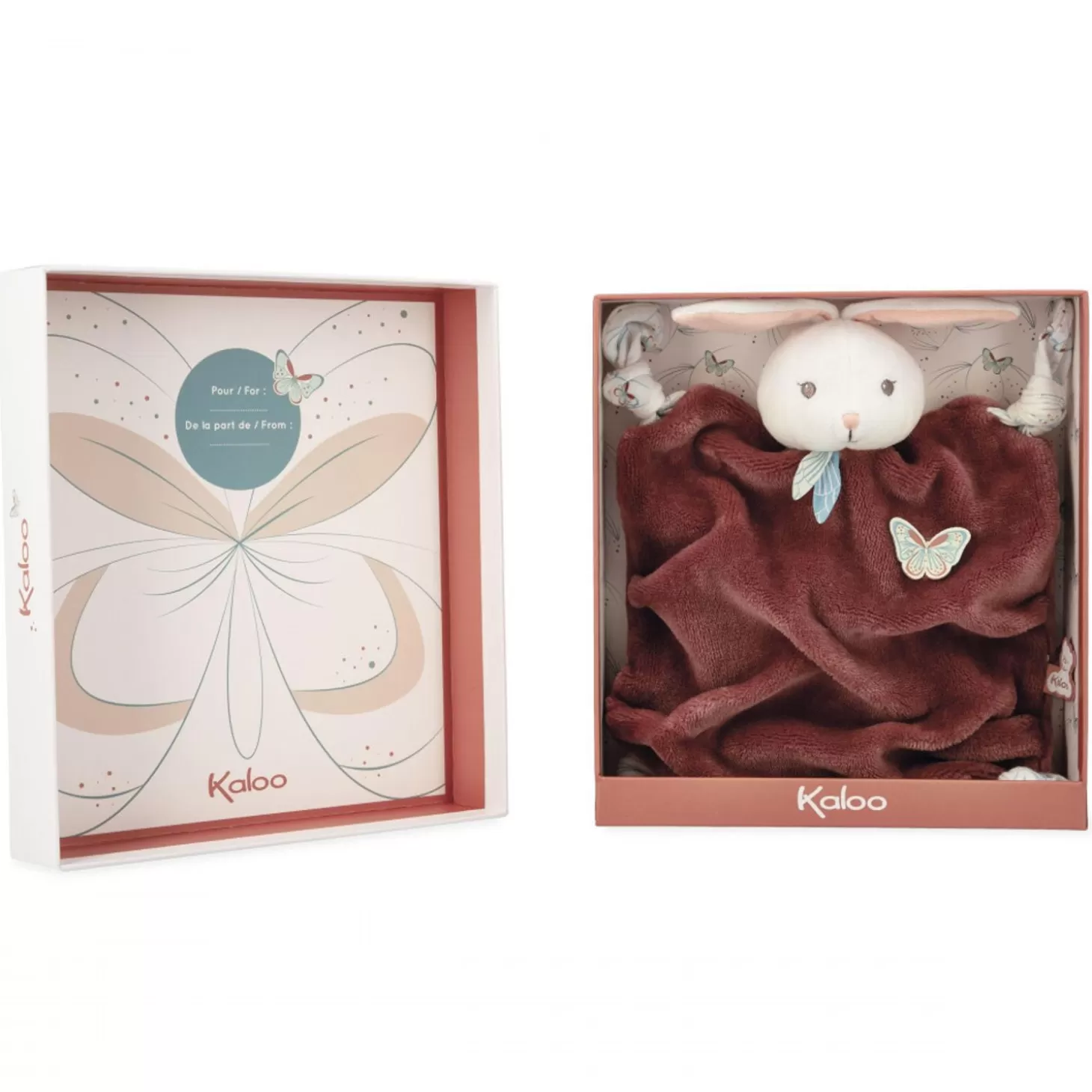 Kaloo Bunny Comforter Cinnamon