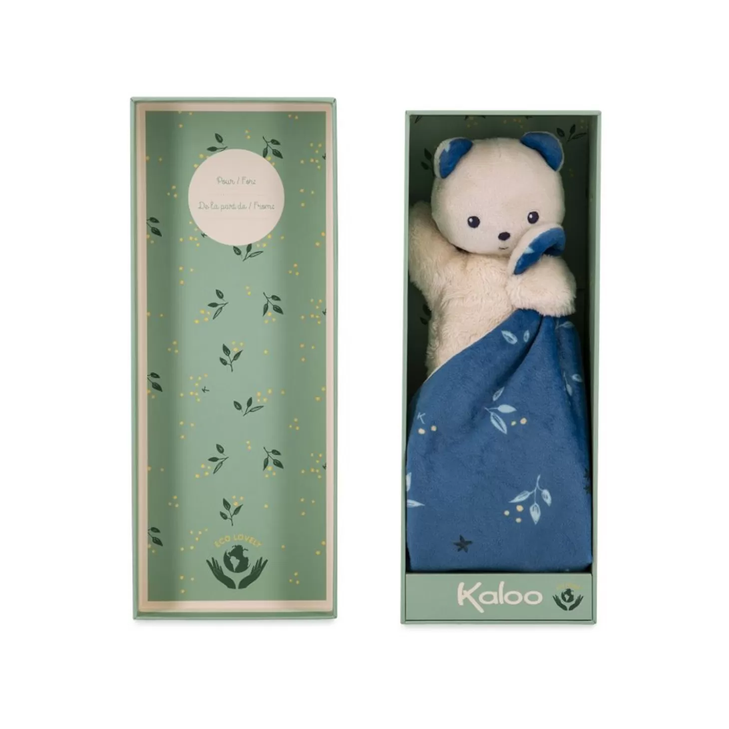 Kaloo Doudou Bear Carre Douceur Night-Owl