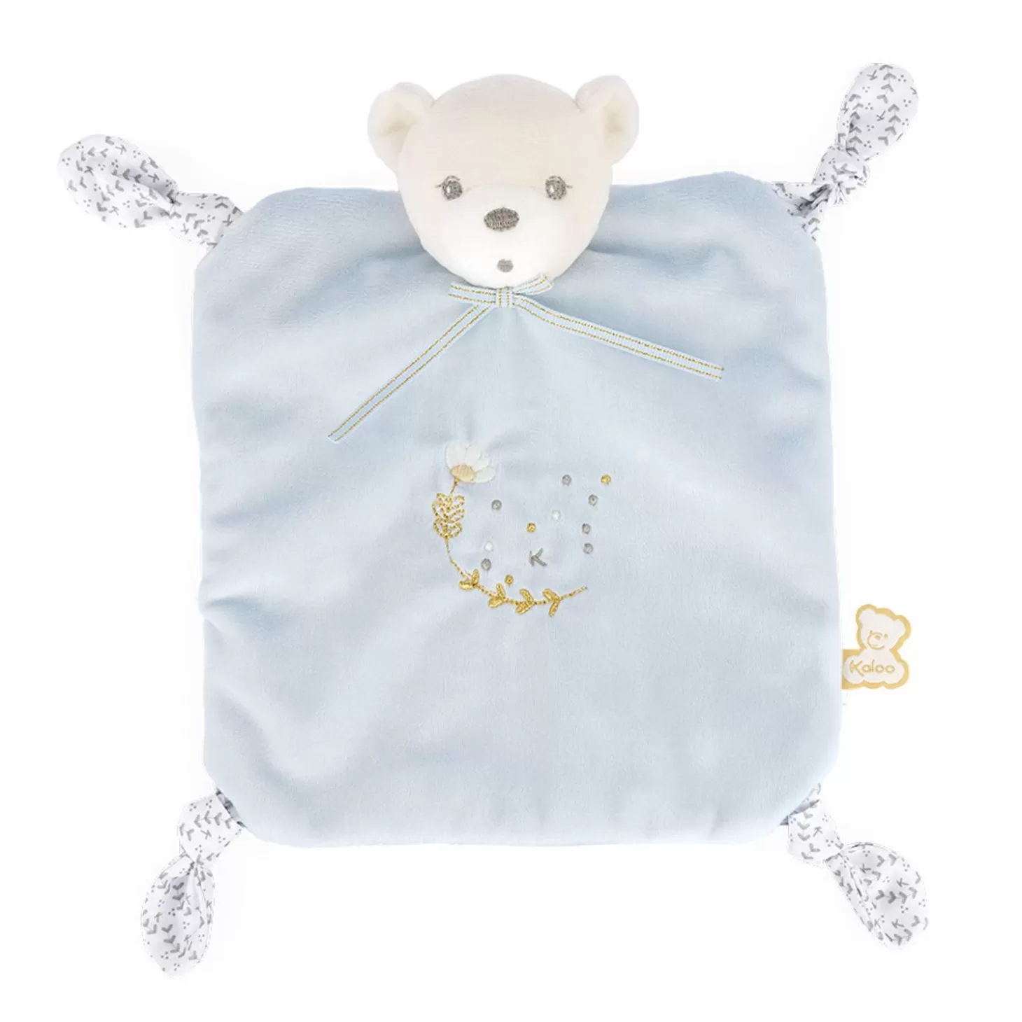 Kaloo Doudou Knots Bear Blue