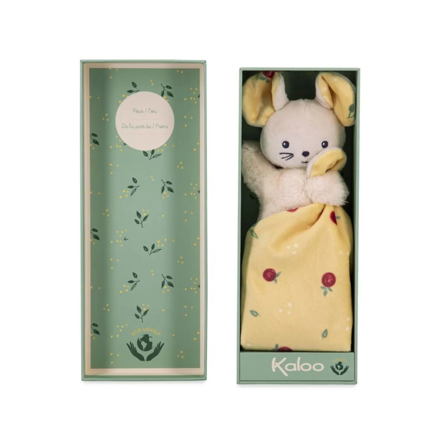 Kaloo Doudou Mouse Carre Douceur Season Fruits