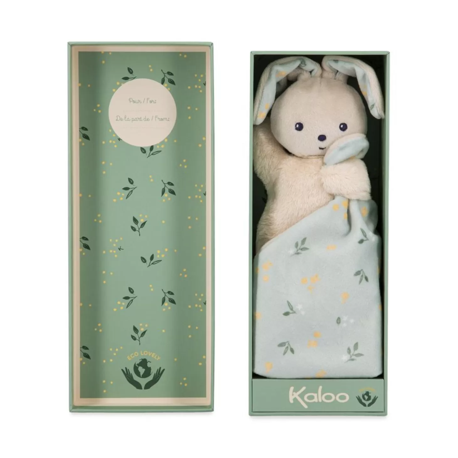 Kaloo Doudou Rabbit Carre Douceur Citrus Bouquet