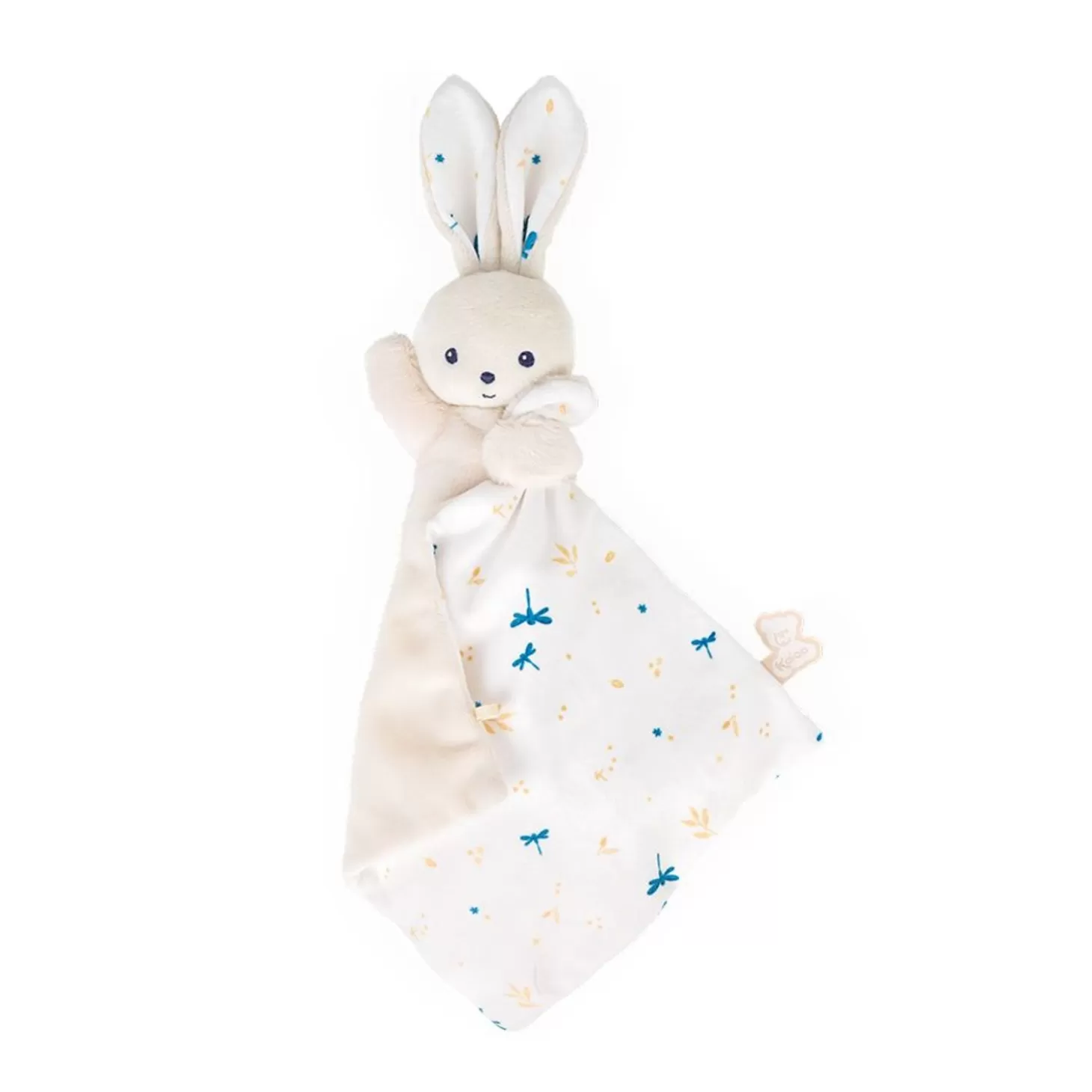 Kaloo Doudou Rabbit Carre Douceur White Delicate