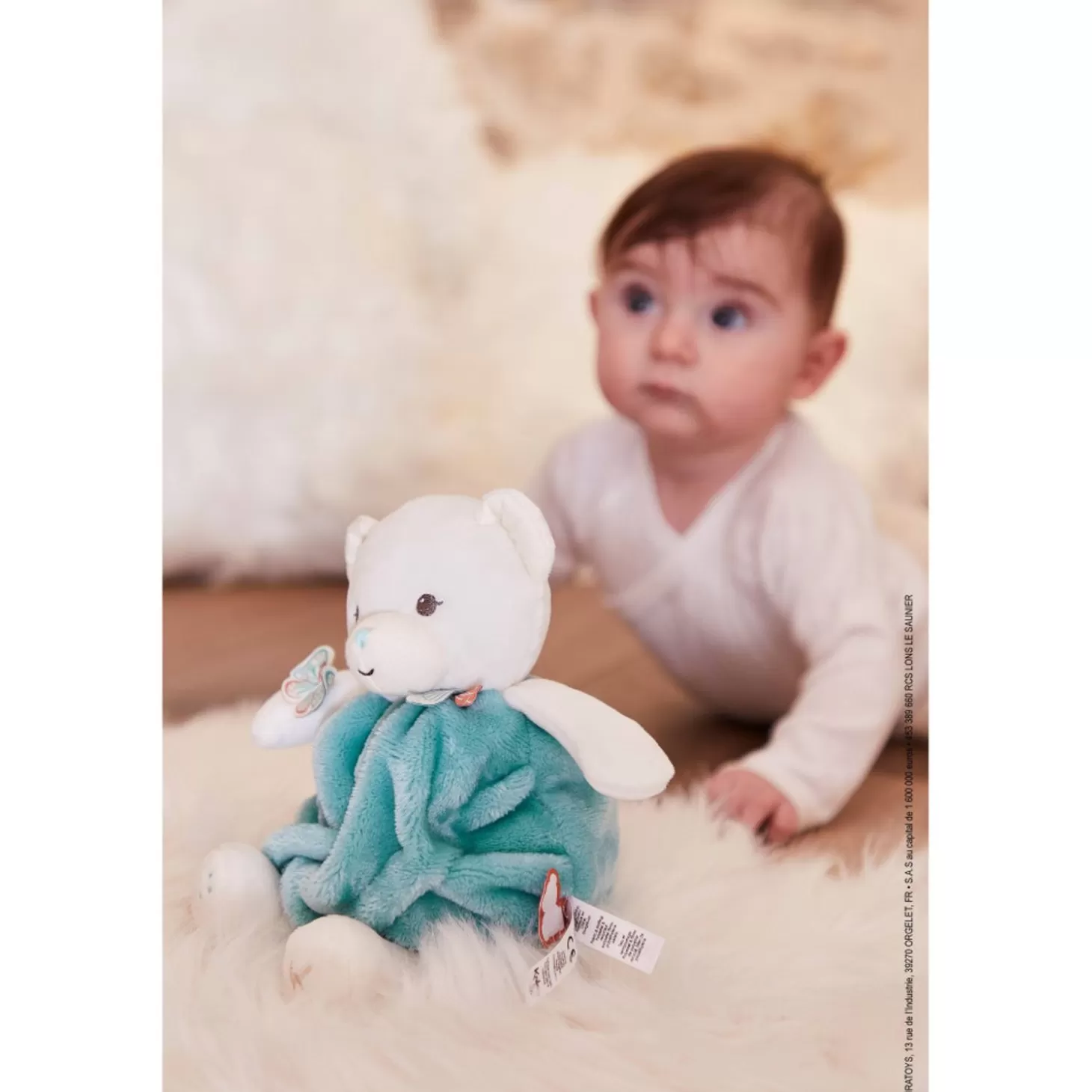 Kaloo Green Teddy Bear Bubble Of Love - 23 Cm (9 In)