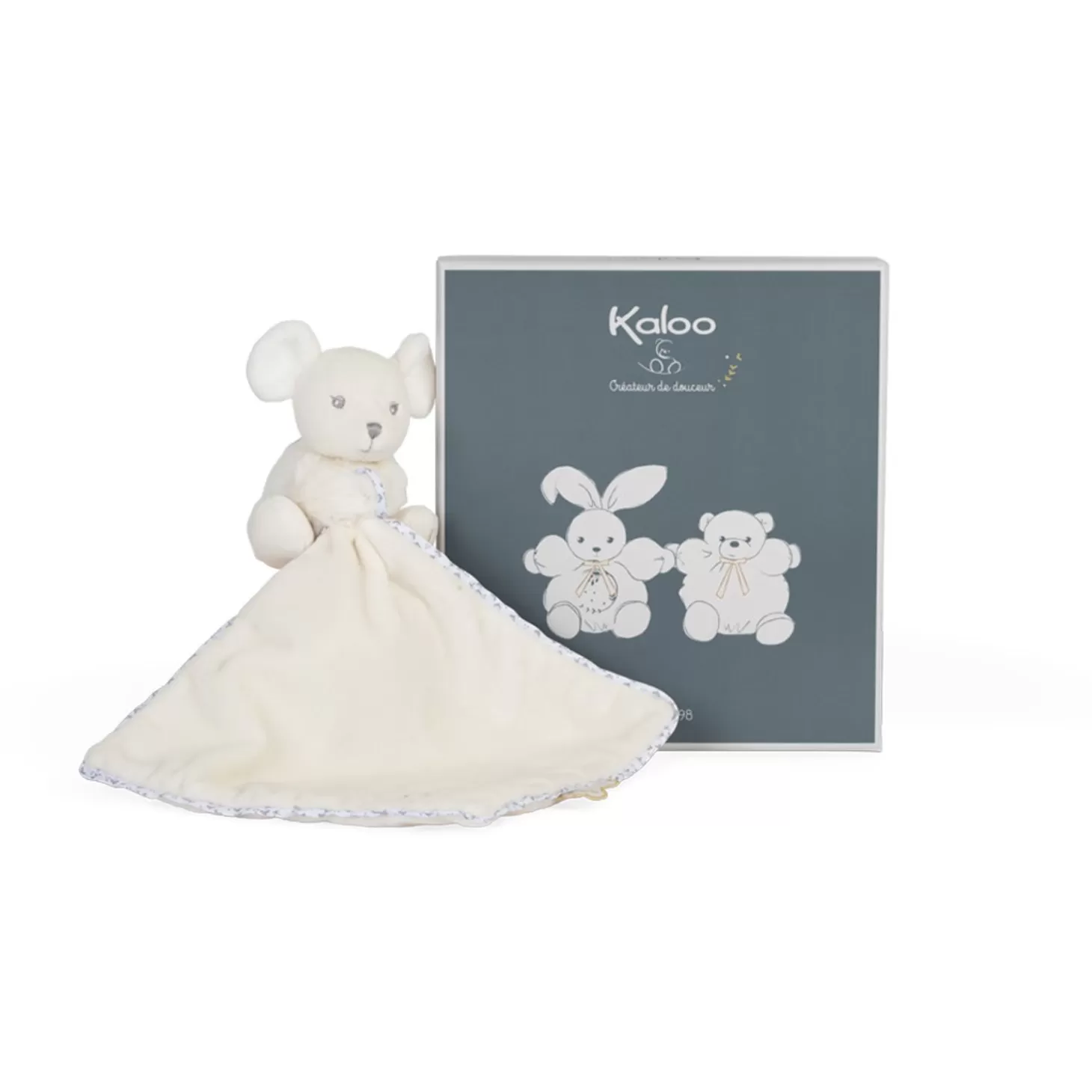 Kaloo Hug Doudou Mouse Cream