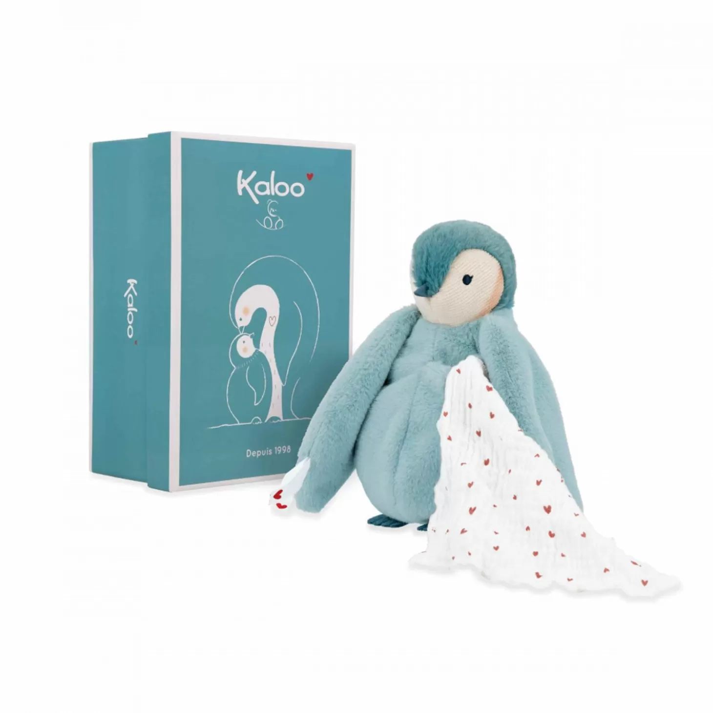 Kaloo Kissing Plush Penguin Green