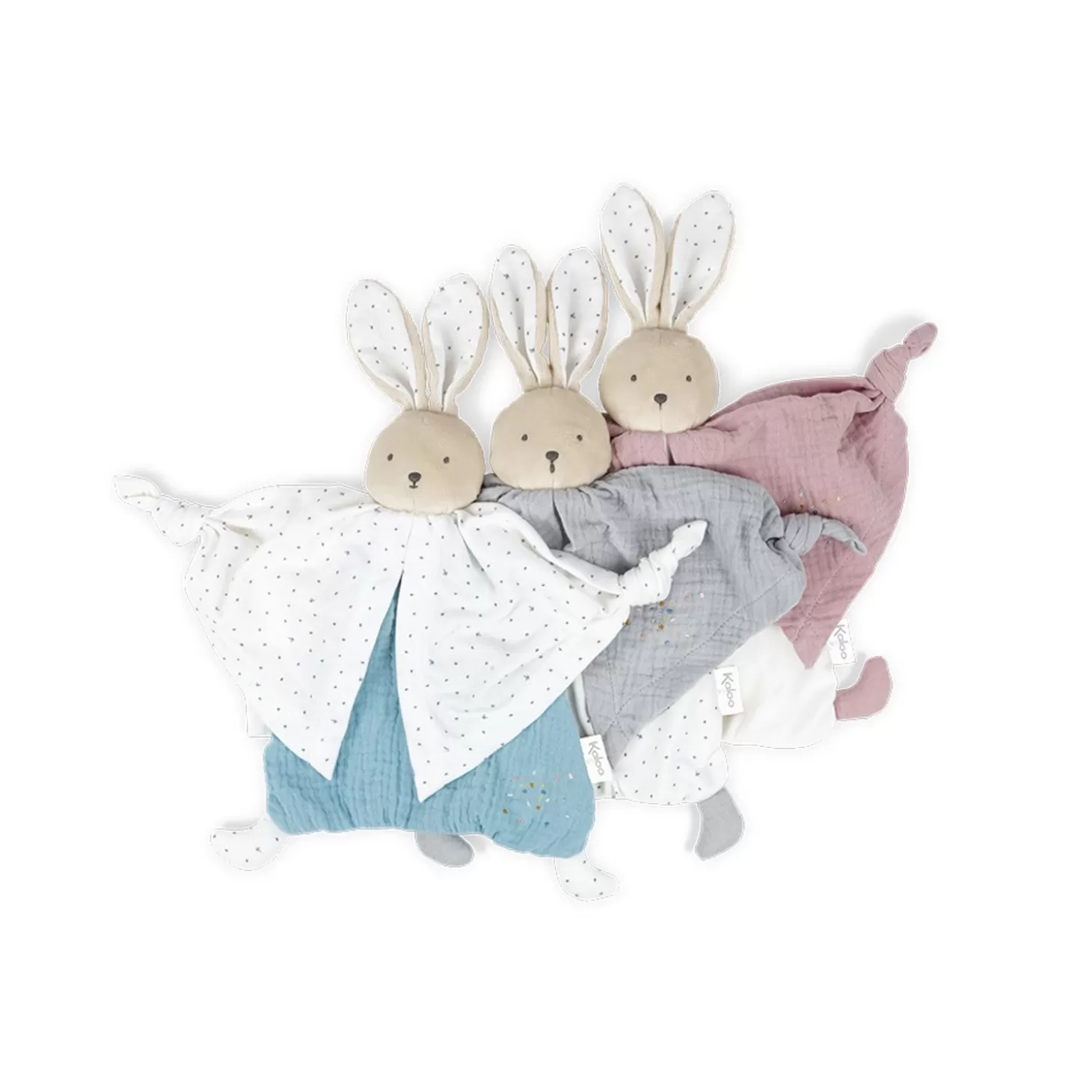 Kaloo Organic Cotton Blue Doudou Rabbit