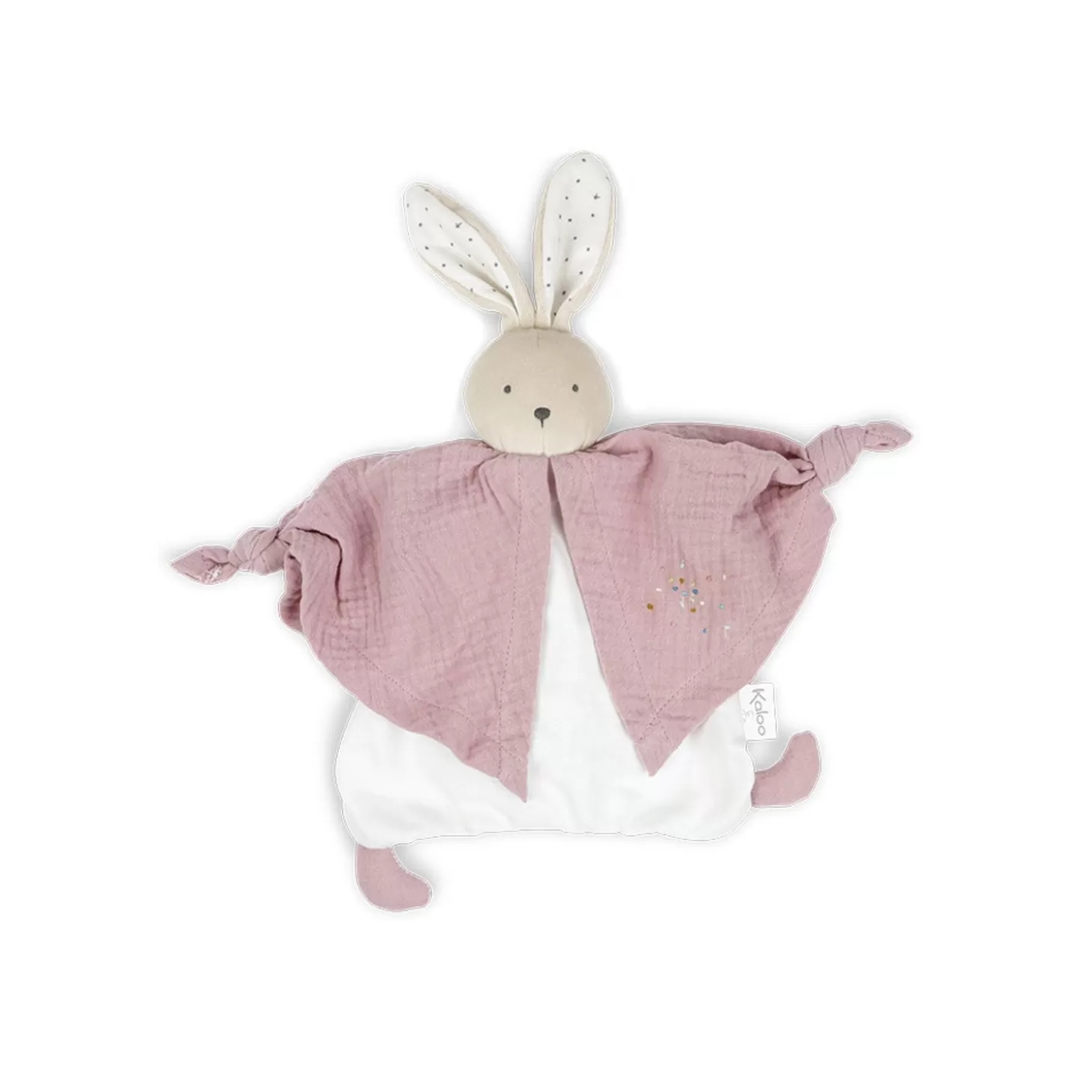 Kaloo Organic Cotton Doudou Rabbit Pink