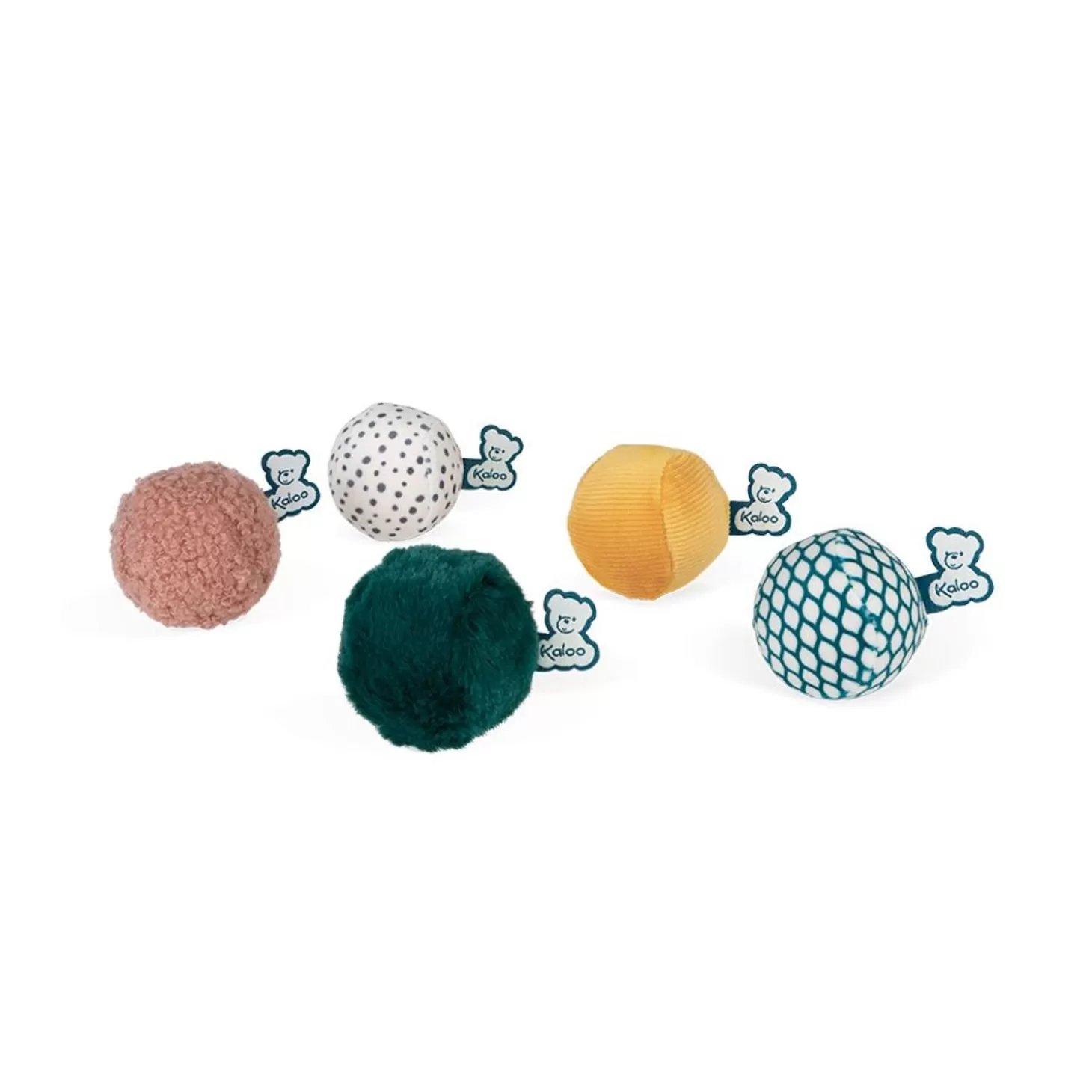 Kaloo Sensory Soft Balls Set For Baby (5 Pieces)