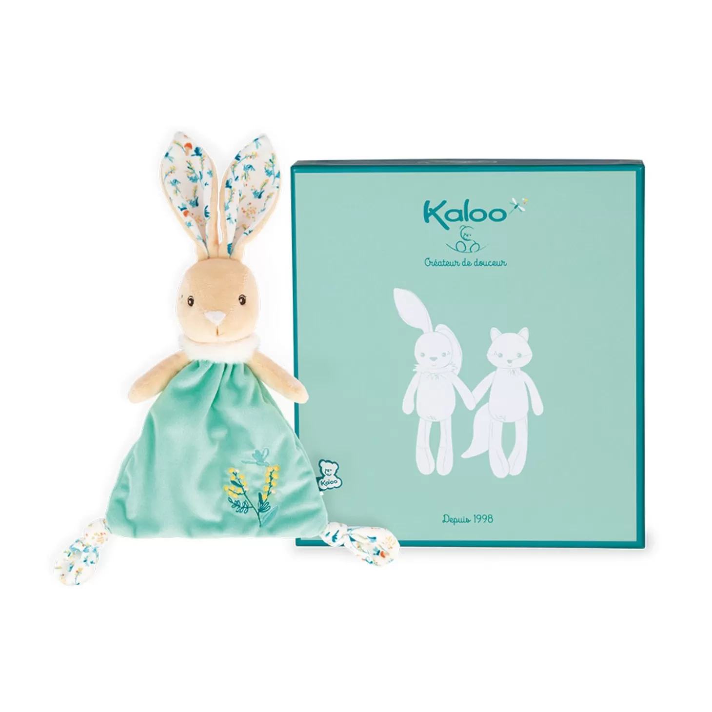 Kaloo Triangle Doudou Rabbit Justin - 20Cm