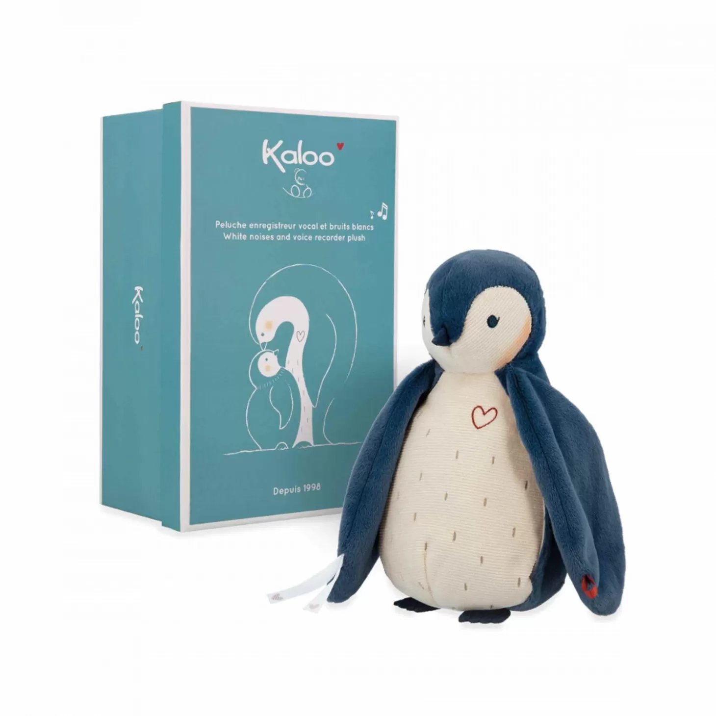 Kaloo White Noises Voice Recorder Plush Blue